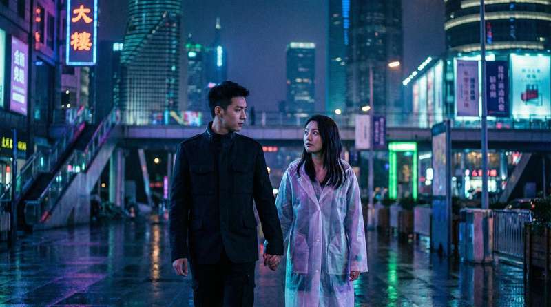 窗边做爱春节旅游视频-上海夜景