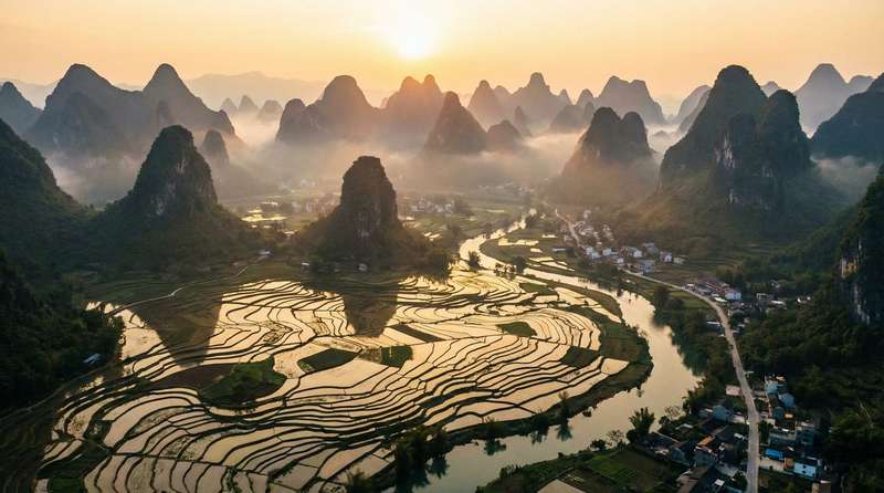 窗边做爱春节旅游视频-桂林山水